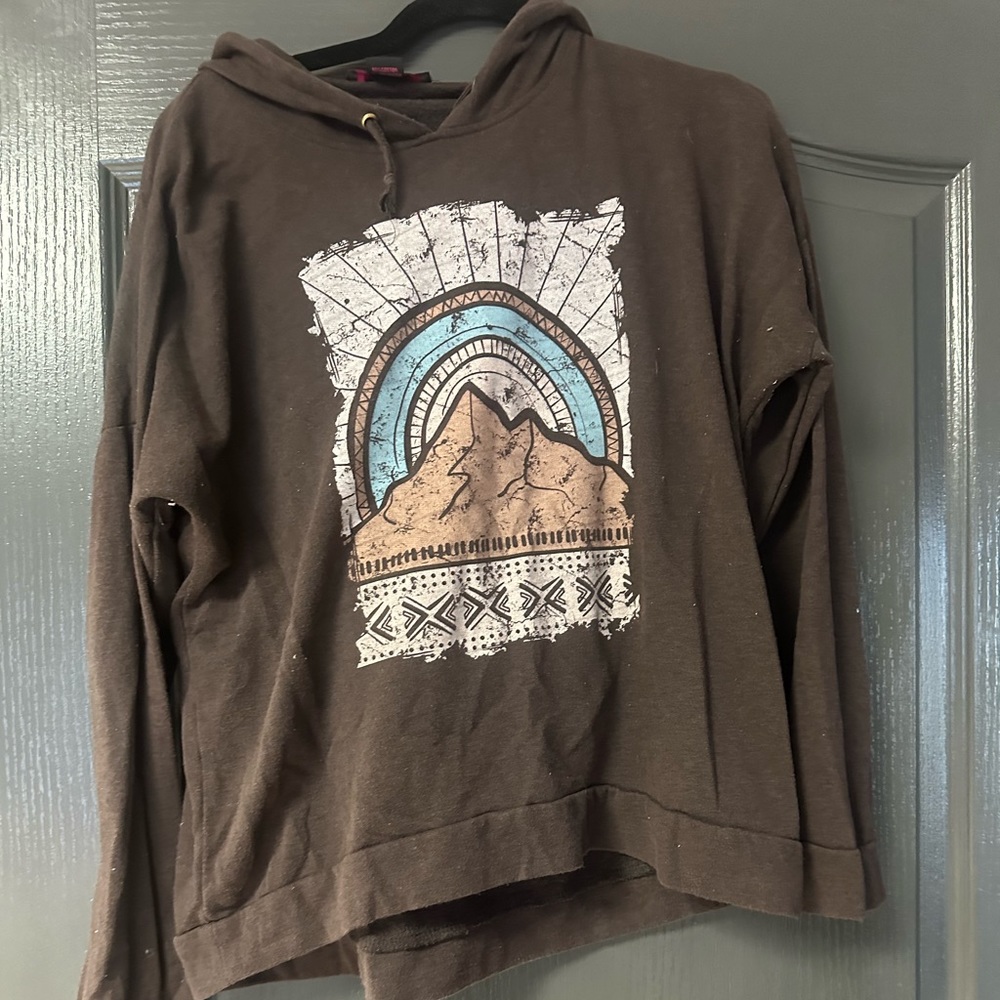 Rock & Roll denim hoodie